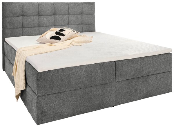 AMERICKÁ POSTEĽ, 160/200 cm, sivá Boxxx - Online Only spálne, Online Only