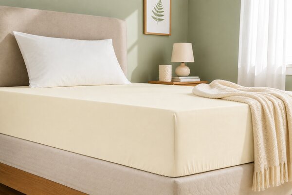 Jersey prestieradlo EVA 90x200 cm SMOTANOVÉ