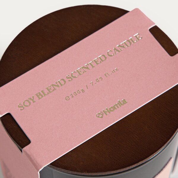 Sviečka URBAN LEATHER Dusty Rose 781346