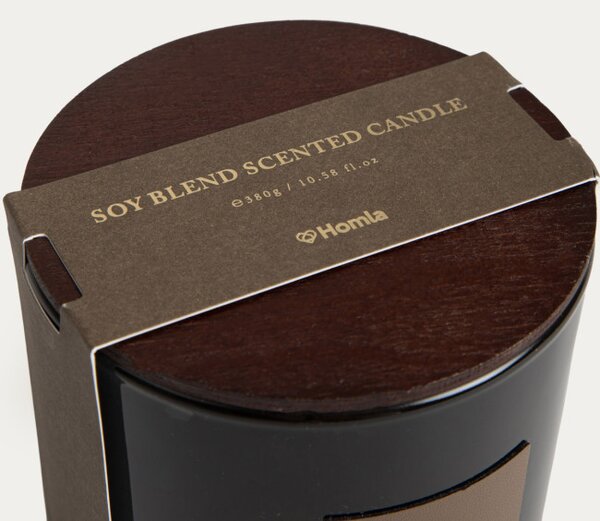 Sviečka URBAN LEATHER Amber Musk 781025