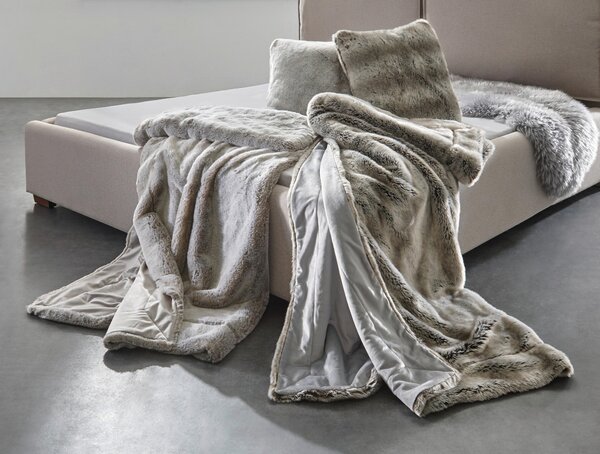 KOŽUŠINOVÁ DEKA, polyakryl, 150/200 cm Novel - Textil do domácnosti