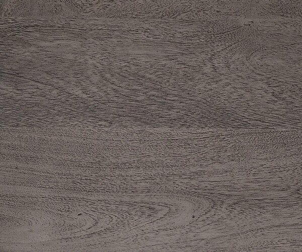 DELIFE Jedálenský stôl Edge 200x100 XL akácia platinová tenká podstava čierna Live-Edge