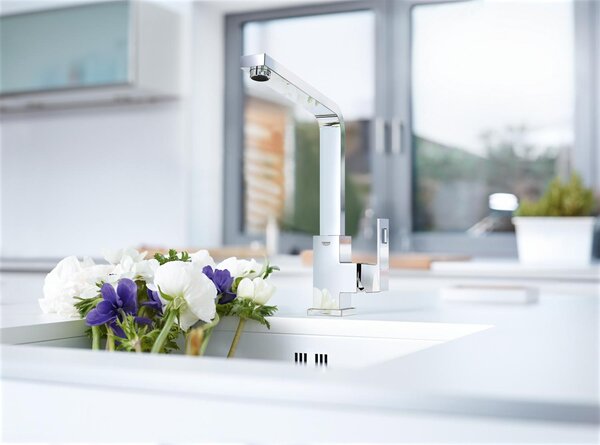 GROHE Eurocube - Páková drezová batéria, chróm 31255000