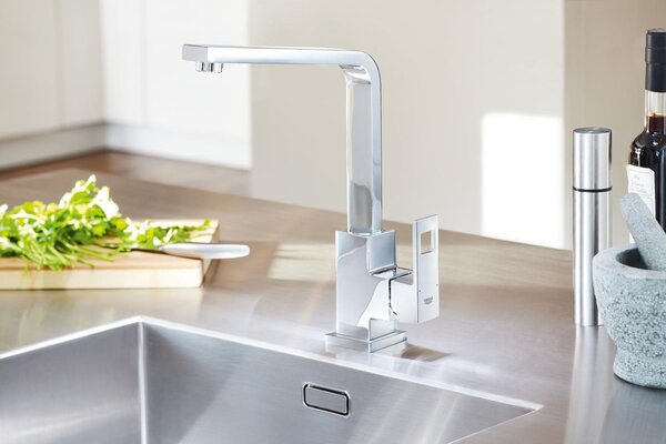 GROHE Eurocube - Páková drezová batéria, chróm 31255000