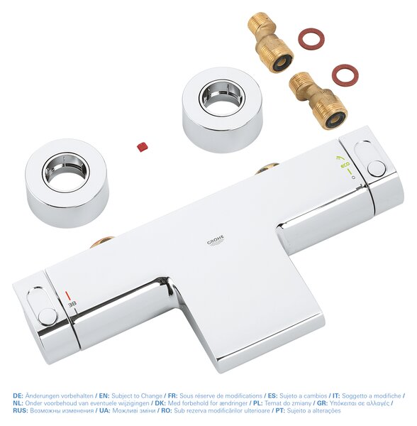GROHE Grohtherm 2000 New - Termostatická vaňová batéria, chróm 34174001