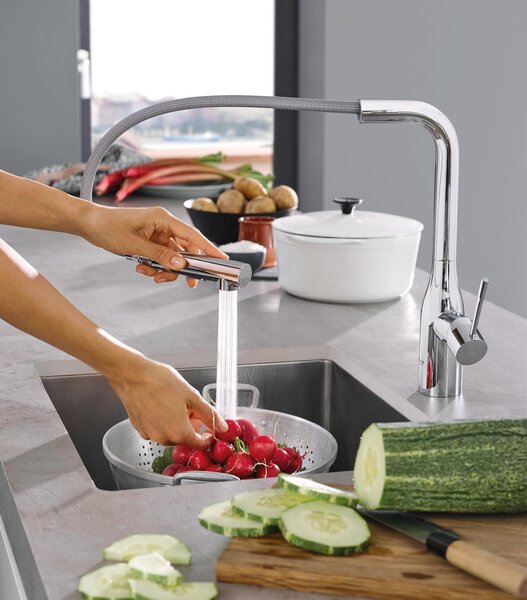 GROHE Essence - Páková drezová batéria, chróm 30270000