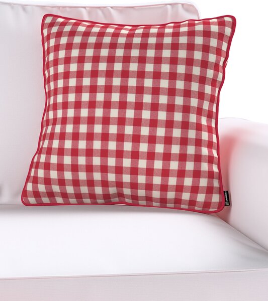 Gabika so šnúrkou, obliečka na vankúš farba produktu červená látka vzorované