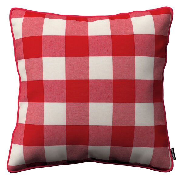 Gabika so šnúrkou, obliečka na vankúš farba produktu červená látka vzorované