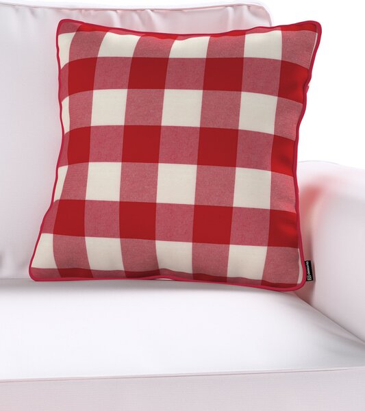 Gabika so šnúrkou, obliečka na vankúš farba produktu červená látka vzorované