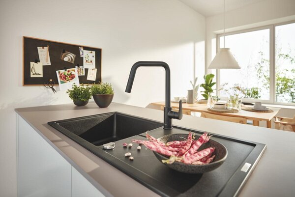 GROHE Eurosmart Professional - Páková drezová batéria, čierna matná 306192430
