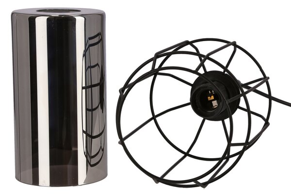 Čierny závesný luster Jonera pre žiarovku E27 – LED lustre a svietidlá > Kolekcie svietidiel > Kolekcia svietidiel JONERA
