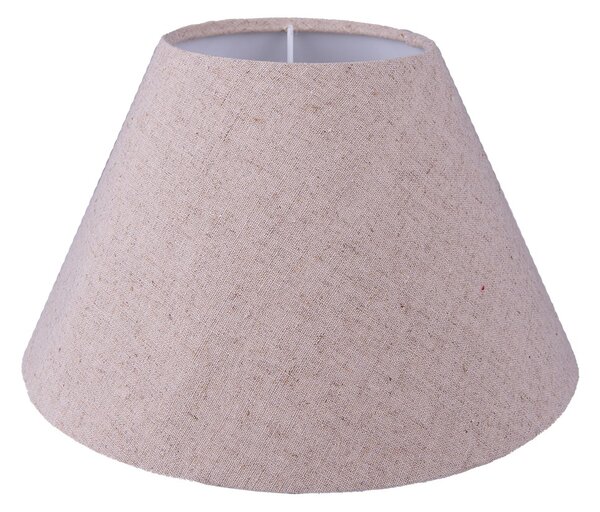 Béžové bavlnené tienidlo na stolnú lampu Mrao - Ø23*15 cm / E27 - Clayre & Eef