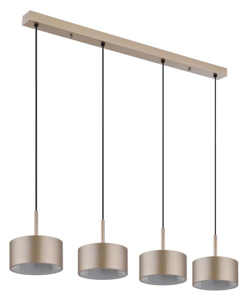Globo 56964-4H - LED luster na lankách RAYMOND LED/40W/230V 3000K mosadz