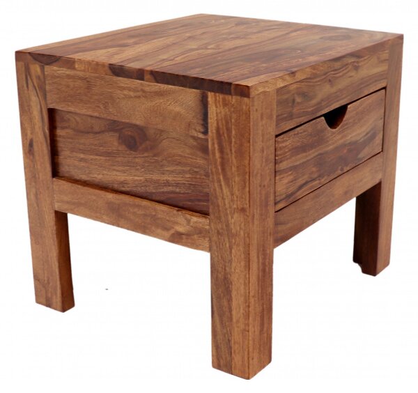 Nočný stolík Amba 45x40x40 z indického masívu palisander