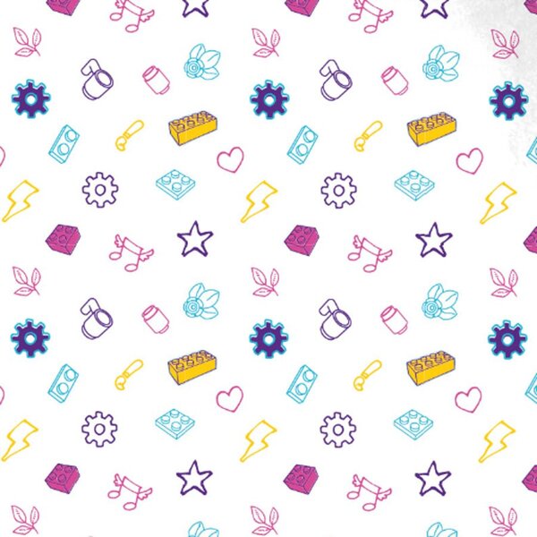 Bavlnené posteľné obliečky LEGO Friends - motív Good Vibes - 100% bavlna - 70 x 90 cm + 140 x 200 cm