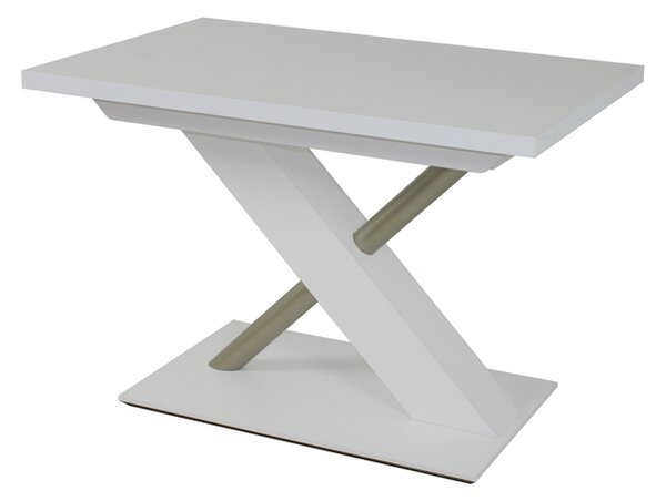 Jedálenský stôl UTENDI biela, šírka 110 cm