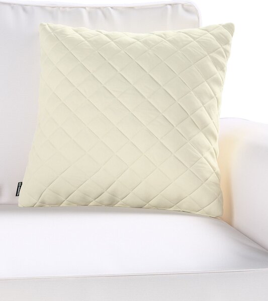 Obliečka Kinga pikovaná 43 x 43 cm farba produktu krémová látka lesklá, zamatová