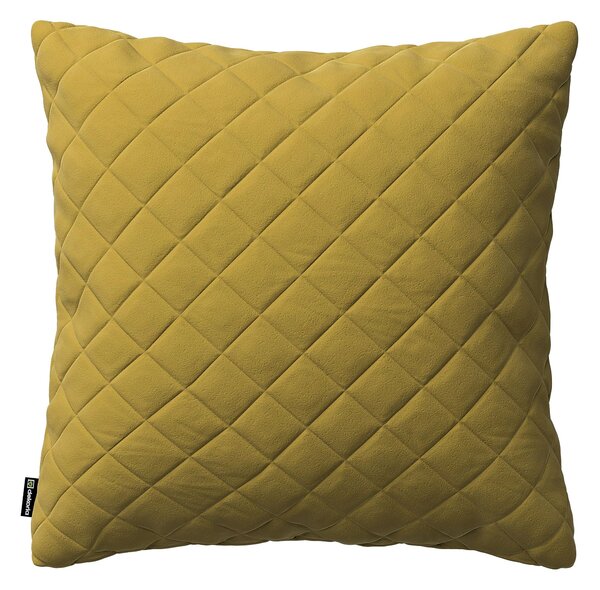 Obliečka Kinga pikovaná 43 x 43 cm farba produktu zelená látka lesklá, zamatová