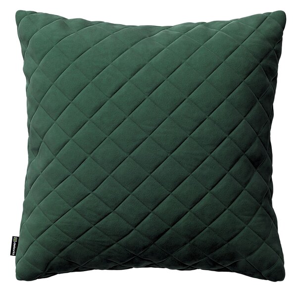 Obliečka Kinga pikovaná 43 x 43 cm farba produktu zelená látka lesklá, zamatová