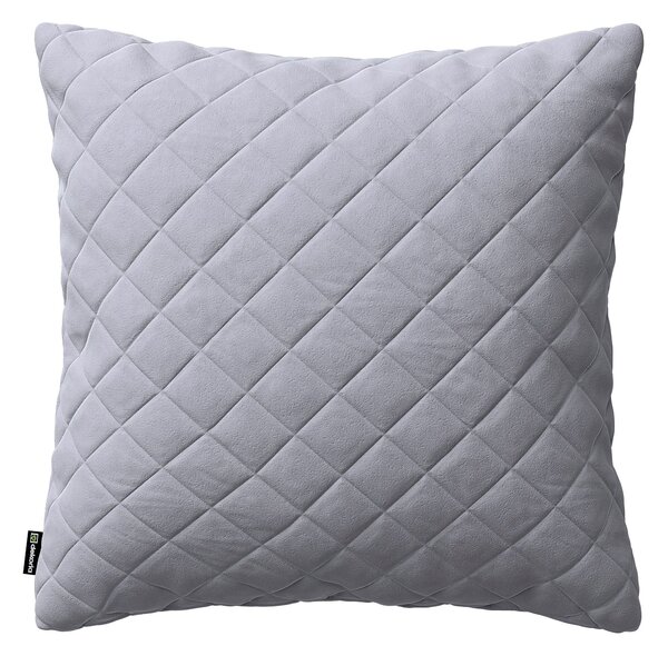 Obliečka Kinga pikovaná 43 x 43 cm farba produktu sivá látka lesklá, zamatová