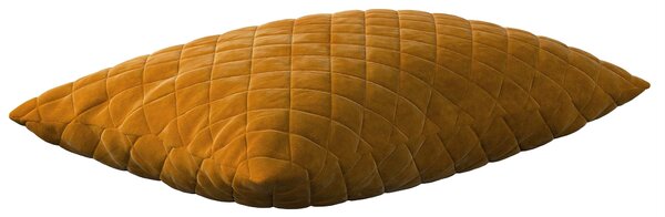 Obliečka Kinga pikovaná 60 x 40 cm farba produktu žltá látka lesklá, zamatová