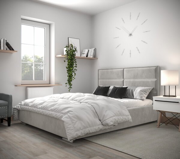 Moderná čalúnená posteľ NEVADA - Železný rám, 160x200