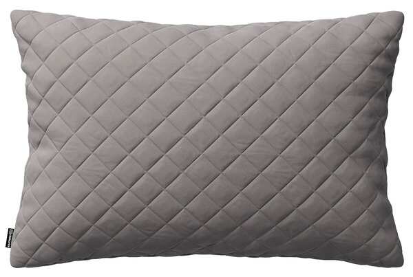 Obliečka Kinga pikovaná 60 x 40 cm farba produktu sivá látka lesklá, zamatová