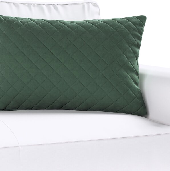 Obliečka Kinga pikovaná 60 x 40 cm farba produktu zelená látka lesklá, zamatová
