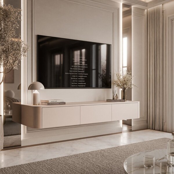 ZÁVESNÝ TV STOLÍK LEVANTE KAŠMÍR 180 cm