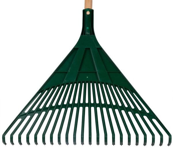 Hrable R122.WH, 22 zubov, 49 cm, vejárové, plastové, s násadou 130 cm