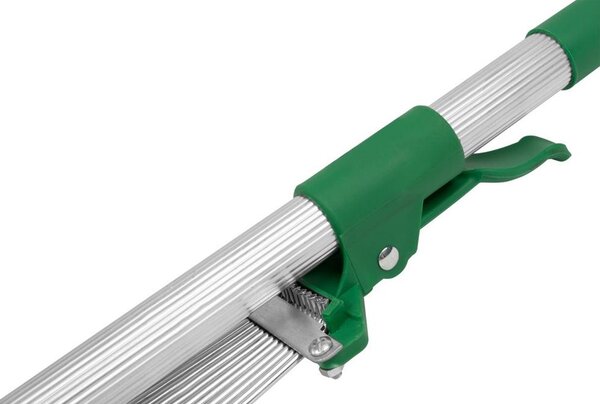 Hrable R116-65, 15 lamelové, vejárové, na lístie, 650 g, teleskopické, s násadou