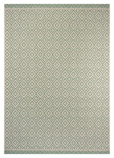 Hanse Home Collection koberce Kusový koberec Outdoor 104513 Green / Cream – na von aj na doma - 70x140 cm