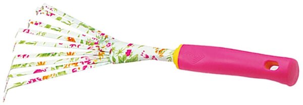 Hrabličky Strend Pro, záhradnícke, zahnuté, potlač kvetov, ružové, Ladies line