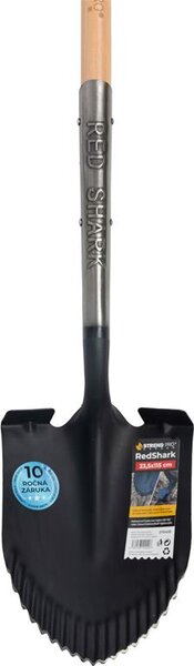 Rýľ Strend Pro Premium RedShark, špicatý, s drevenou násadou D 1150 mm