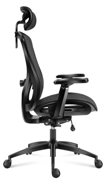Ergonomická stolička Combat 7.3 Black Mesh
