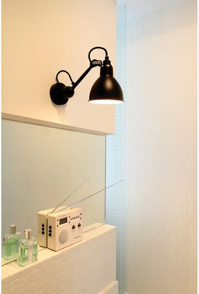 Nástenné Svietidlo Lampe Gras, Čierna, Obývacia izba, Kov, Dizajnový