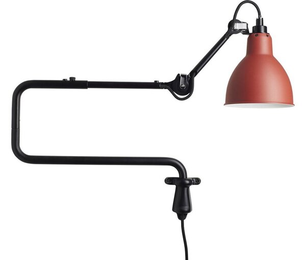 Nástenné Svietidlo Lampe Gras, Červená, Obývacia izba, Kov