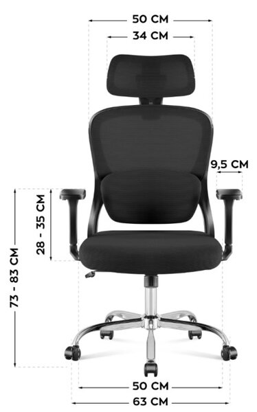 Kancelárska stolička Manager 3.2 Grey
