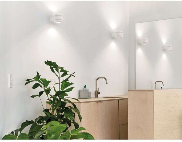 Nástenné Svietidlo Serien Lighting, stmievateľné, Biela, Chodba, Hliník