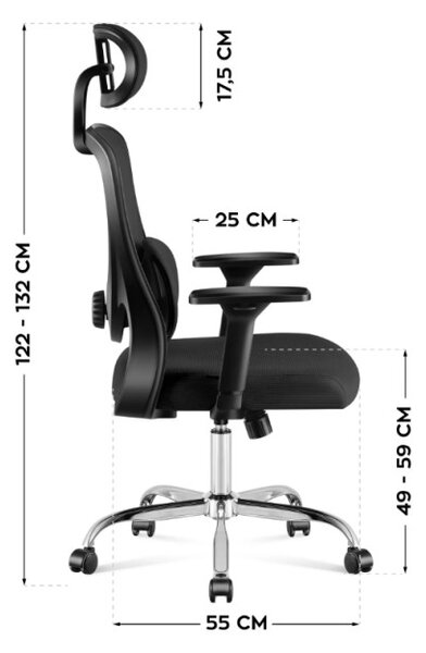 Kancelárska stolička Manager 3.2 Grey