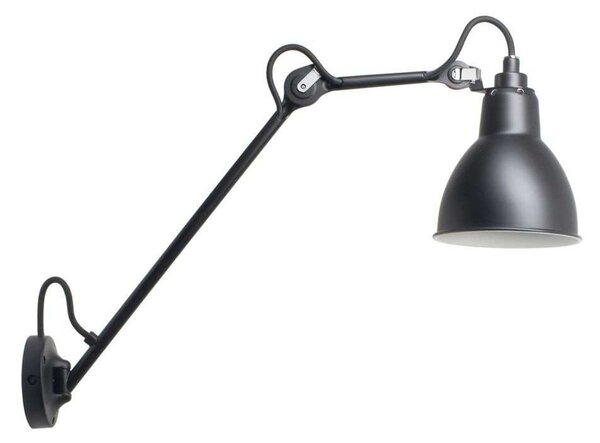 Nástenné Svietidlo Lampe Gras, Čierna, Obývacia izba, Kov