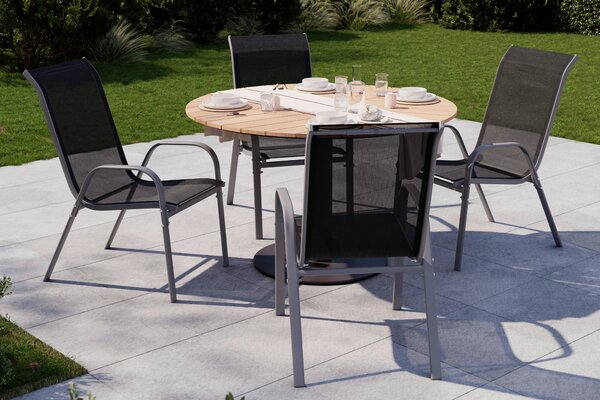 SADA ZÁHRADNÝCH KRESIEL, kov, textil Ambia Garden - Online Only záhrada, Online Only