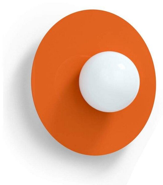 Nástenné Svietidlo Swedish Ninja, Oranžová, Obývacia izba, Kov