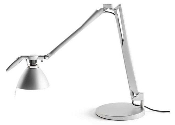 Stolová lampa Fortebraccio, s podstavcom, kovová, otočná