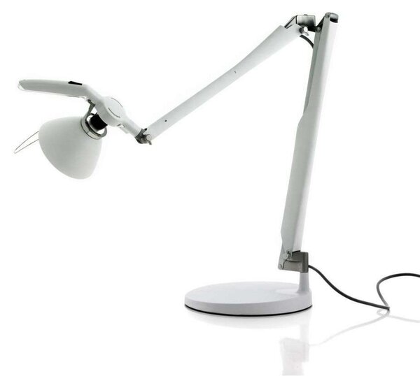 Stolová lampa Fortebraccio, s podstavcom, kovová, otočná