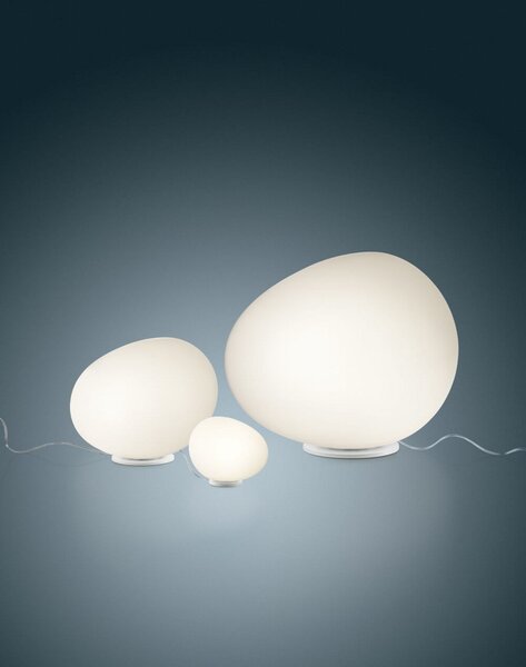 Stolové Lampa Foscarini, Biela, Obývacia izba, Sklo