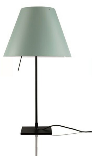 Stolové Lampa Luceplan, Zelená, Obývacia izba, Hliník