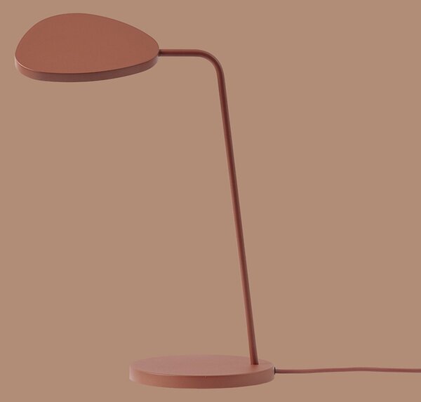Stolové Lampa Muuto, stmievateľné, Hnedá / Hrdzavá, Pracovňa, Hliník