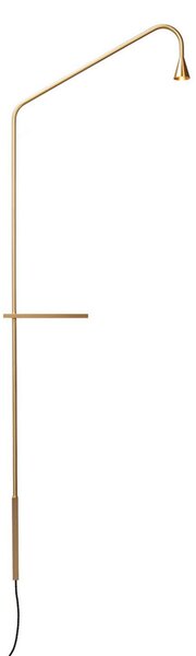 Stolové Lampa Trizo21, Zlatá / Mosadz, Obývacia izba, Mosadz