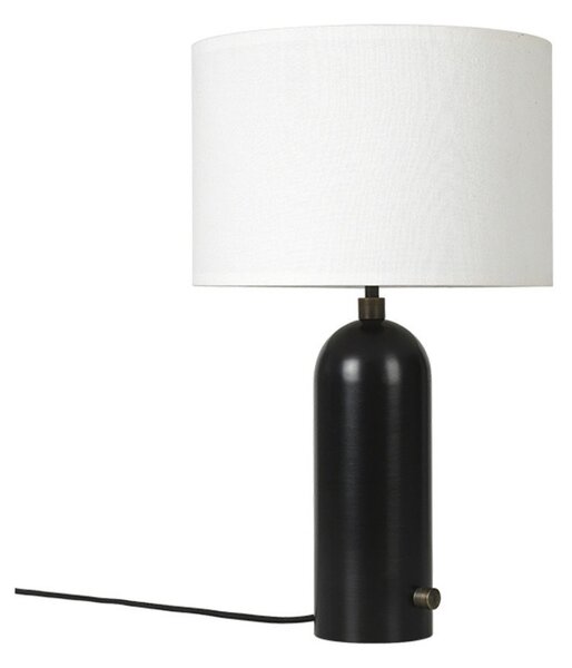 Stolové Lampa GUBI, stmievateľné, Čierna, Obývacia izba, Mramor